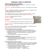 Samenvatting verbanden, meten en meetkunde 