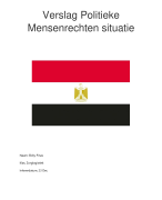 Verslag over de Egyptische politiek