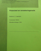 FVR Financieel en verzekeringsrecht Deel 1 (2014-2015)