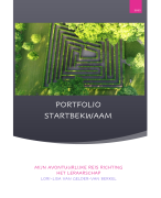 Portfolio Startbekwaam (fase 3 / eindportfolio) | PABO Verkorte Deeltijd | Cijfer: 8,5