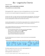 samenvatting Bio-organische chemie 1e bachelor diergeneeskunde 2019-2020 