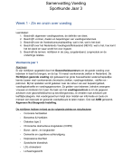 Voeding sportkunde jaar 3