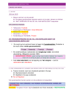 Geschiedenis samenvatting- 5e middelbaar