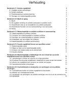 Samenvatting Maatschappijwetenschappen; Domein C- Verhouding