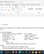 English grammar and language - summary and class notes