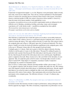Summary articles The Why Axis (honours module) - UvA
