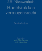 Nieuwenhuis- Hoofdstukken vermorgensrecht samenvatting 