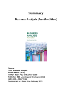 Business Analysis (fourth edition), Debra Paul and James Cadle