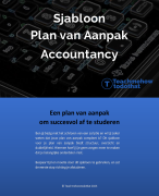 Plan van Aanpak Accountancy | Sjabloon & Voorbeeld