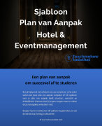 Plan van Aanpak Hotel en Eventmanagement | Sjabloon & Voorbeeld