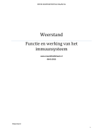 Functie en werking van het immuunsysteem