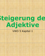 Uitleg steigerung und deklination der adjektive duits