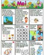 Keuzeopdrachten voor groep 4-5-6-7-8 - mei - serie 2