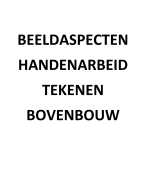 beeldende aspecten