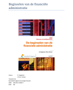 De beginselen van de financiële administratie