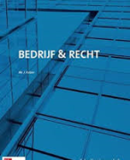 Samenvatting Recht hoofdstuk 8,9 & 14 