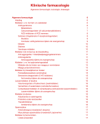 Samenvatting Klinische farmacologie 2022-2023 volledig: algemene farmacologie, toxicologie, teratologie en genetische afwijkingen