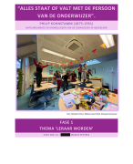 Fasetoets 1A Thema Leraar Worden Pedagogiek