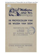 Antisemitisme en Protocollen van de Wijzen van Zion