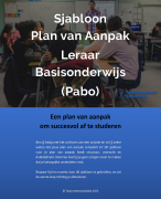Plan van aanpak: Leraar Basisonderwijs / Pabo | Sjabloon | Template