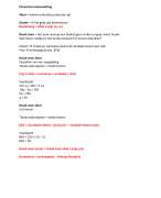 Financieel berekeningen samenvatting 
