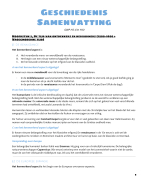 Geschiedenis Samenvatting - Geschiedenis Werkplaats H5 t/m H10 (4 en 5 Havo)