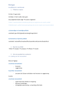 Biologie samenvatting: coördinatie