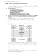 Strategy Implementation