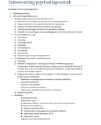 Psychodiagnostiek 1 Samenvatting