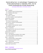 Volledige Samenvatting Toepassing van Onderzoeksmethoden en Statistiek (TOE)