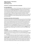 Medieval Europe, a short history (eleventh edition) samenvatting