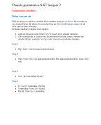 Samenvatting van de Nederlandse grammatica.
