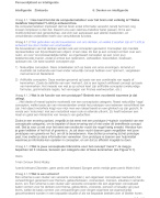 PsBK les 4 persoonlijkheid en Intelligentie