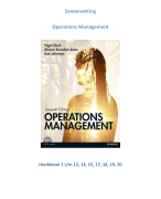 Operations Management samenvatting