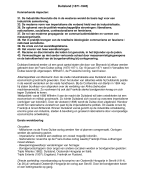 Geschiedenis, Historische Context Duitsland, eindexamenonderwerp VWO 