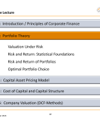 Slide set #2 for CorpFin lecture - Portfolio Theory (Chap 2) - slides 48-171 