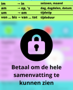 Duits tijdsbepalingen samenvatting