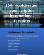 Global Business summary final exam - International Business for E&EB