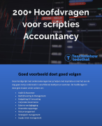  200+ Hoofdvragen voor hbo scripties Accountancy