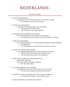 Samenvatting Nederlands Literatuur 5 havo
