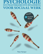 Samenvatting Psychologie - Sociaal Werk