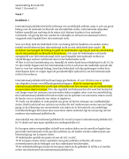 Samenvatting Kernvak Internationaal en Europees recht I