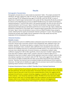 Data analysis and interpretation 
