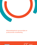 Werkveldopdracht persoonlijke en professionele ontwikkeling