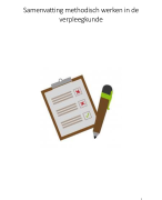 Samenvatting methodisch werken in de verpleegkunde