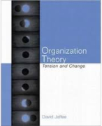 Samenvatting 'Organization theory, tension and change'