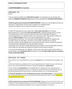 Anatomie en fysiologie 1 - open vraag (proef)examen - 1VDK
