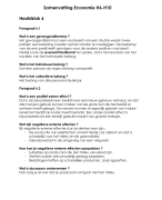 Samenvatting Economie, PINCODE Hoofdstuk 6 t/m 10