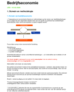 Samenvatting HOC - WPO bedrijfseconomie VUB 