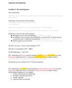 samenvatting PRINCIPES VAN MARKETING